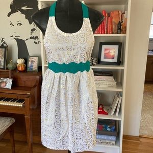 NWOT Gold Cat Apron from Anthropologie Never Worn